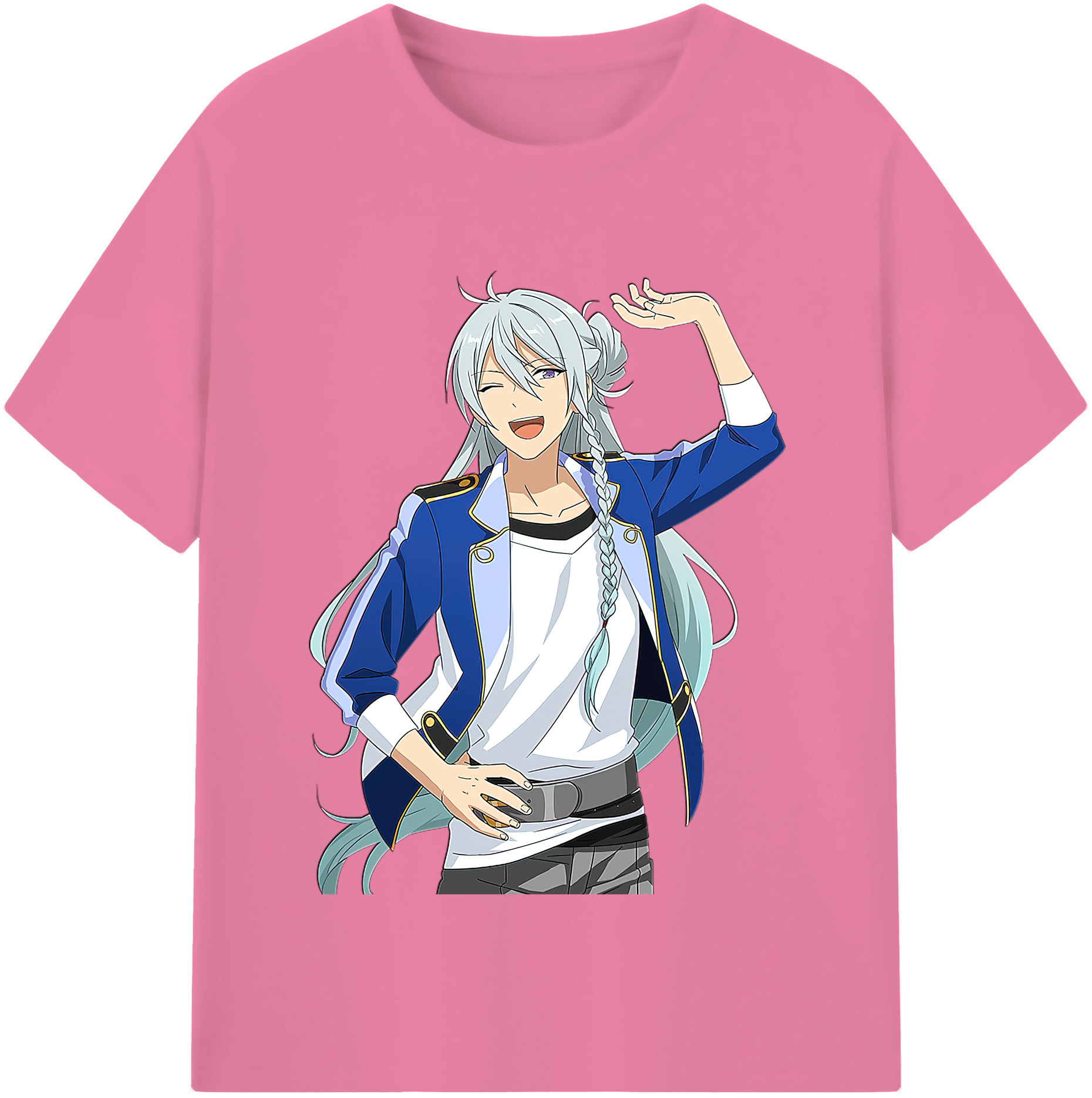 （画像用） あんさんぶるスターズ! Ensemble Stars 綿100％半袖Tシャツ（フロントプリント）
